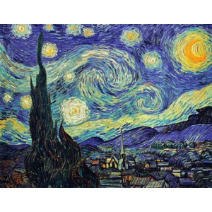 Releitura Van Gogh "Noite estrelada"