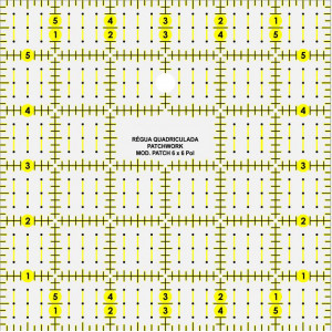 Régua Patch 6x6" (RKK15)