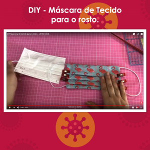 DIY - Máscara de Tecido para o rosto